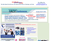 Desktop Screenshot of medicalplasticsindia.com