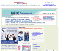 Tablet Screenshot of medicalplasticsindia.com